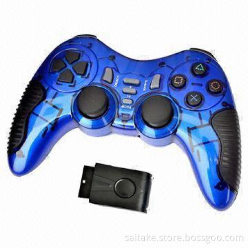 Wireless gamepad/joypad/gamepad controller for PS2, with function of turbo/clear and slow